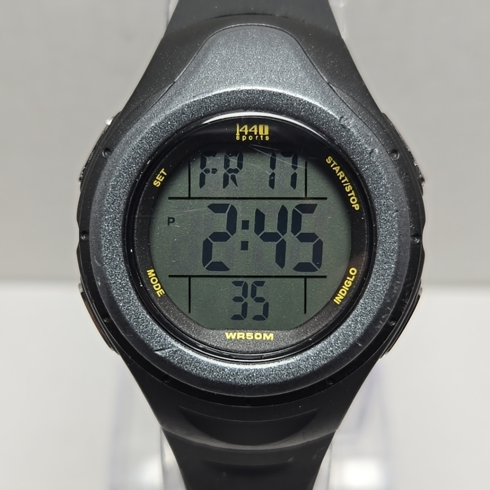 Womens Timex 1440 Sports Indiglo WR 50M Quartz Digital Watch New Battery